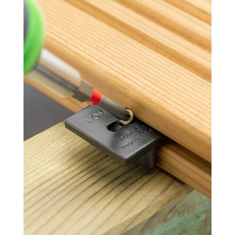 B-fix clips fixation invisible pour planche de terrasse