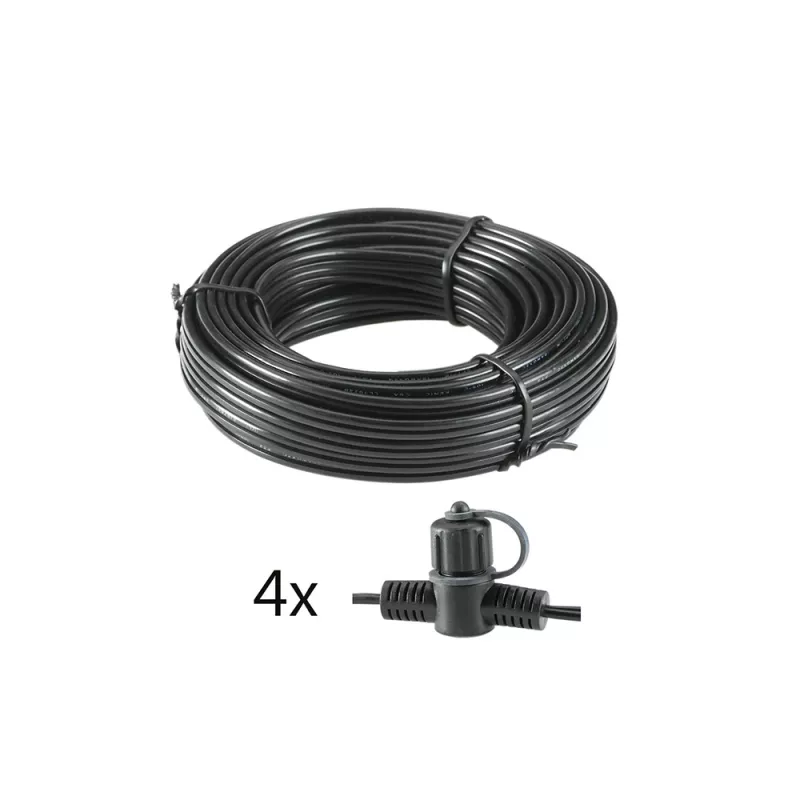 Cable GL 10m 4 raccords