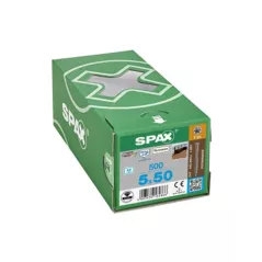 Vis 5x50 A2 Spax D (Boîte 500) Spax