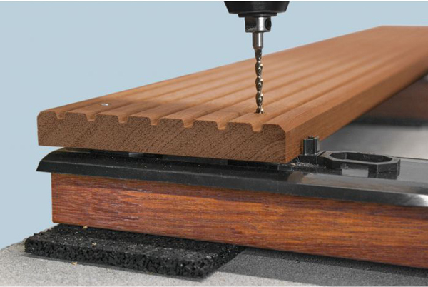 Foret étagé pour pré-percage de lames de terrasse en bois 4-6mm - boîte de 5