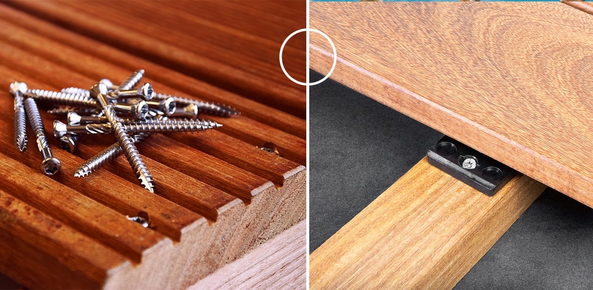 Fixation invisible vs fixation apparente : quelle solution pour votre terrasse bois ?